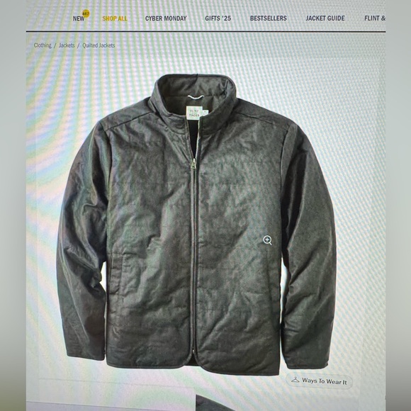 Flint and tinder waxed canvas jacket - Picture 2 of 9